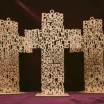 Cruz Padre Nuestro en madera MDF