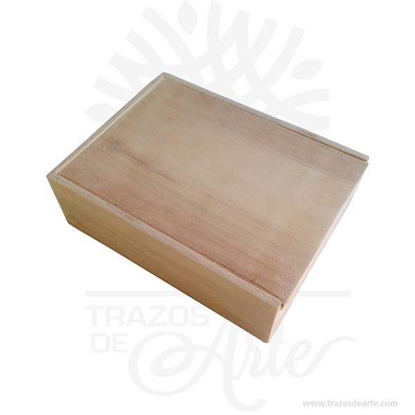 Caja De Madera Fotógrafo 23 X 23 X 5 Cm