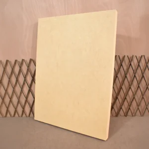 Retablo en MDF crudo de 60 x 45 cm vista tres cuartos frontal