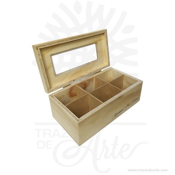 caja de madera con tapa corrediza, ideal para decoración, adornar o  almacenar objetos 