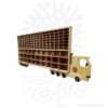 Camión repisa para carros de colección personalizado para 142 carros, perfecto mostrador para colecciones, hecho en madera con incrustaciones tipo intarsia. Es hecho de diferentes tipos de madera, basado en requisitos de color, para conseguir el efecto deseado. Las diferentes piezas se cortan de la madera deseada cepillada de diferentes espesores para proporcionar profundidad y contorno luego cuidadosamente a mano se pulen y se pegan a la placa de respaldo. el  camión repisa para 142 carros tiene una apariencia rústica conveniente para colgar casi en cualquier lugar. La técnica de intarsia incrusta secciones de madera dentro de la sólida matriz de piedra de pisos y paredes o de mesas y otros muebles. Por contraste marquetería ensambla un patrón de chapas pegadas sobre la canal.  Se cree que la palabra “intarsia” se deriva de la palabra latina “interserere” que significa “insertar”. Cuando Egipto entró bajo el dominio árabe en el siglo VII, las artes indígenas de intarsia y incrustaciones de madera, que se prestaban a los decorados no representativos y los patrones de azulejos , se extendieron por todo el magreb . La técnica de intarsia ya se había perfeccionado en el norte de África islámico antes de que se introdujera en la Europa cristiana a través de Sicilia y Andalucía . Tenga en cuenta que la madera es un material único, por lo que cuándo lo reciba será similar, no exactamente al de la foto. Camión repisa para carros de colección personalizado Material: Madera de pino y Triplex de pino Tamaño 190 × 90 × 11 cm. Tamaño casilla: 9 x 4 x 4 cm y de 15 x 10 x 10 cm Color: Descripción en foto. Fecha estimada de entrega: De 15 a 20 días hábiles (en Bogotá, Medellín, Cali), al resto del  país de 25 a 30 días. Recuerda que el tiempo de entrega comienza a partir del momento en que tu pago sea confirmado. Todos los productos son entregados al domicilio que informaste al realizar la compra. Vendido y enviado por: Trazos de Arte. Envió rápido y seguro. Personalización Realiza un pedido personalizado, podemos agregar lo que desees, como nombre, fecha, frase, logotipo, imagen o empaque regalo. Ofrecemos: Grabado por láser, grabado CNC Router, sublimado o papel adhesivo, el precio varía según el tipo de personalización que desee, encontrara más información en Servicios en nuestro menú secundario. Si desea cotizar o tiene preguntas presione el botón Cotizar personalización con gusto las responderemos. ¿Como comprar? Selecciona tu producto. Si tienes alguna duda por favor escríbenos. Haz clic en el botón de compra y la cantidad que deseas. Ingresa los datos de facturación y entrega. Realiza el pago de tu pedido. Recibe el pedido en tu domicilio. En nuestra plataforma encontrarás el método de pago que más se ajusta a tu necesidad.