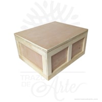 Caja En Madera Triplex De Okume Trazos De Arte