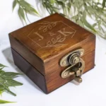 Caja para Anillo en Madera Envejecida