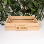 Caja canasta en madera MDF