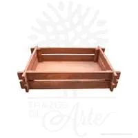 Caja tipo bandeja pintada envejecida | Trazos de Arte Caja tipo bandeja pintada envejecida - Imagen 5
