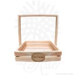 Canasta de Madera Personalizada con Manija