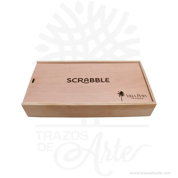 Caja para regalo en triplex de okume | Trazos de Arte Caja en madera de pino de 40 x 20 x 6 cm - Precio COP