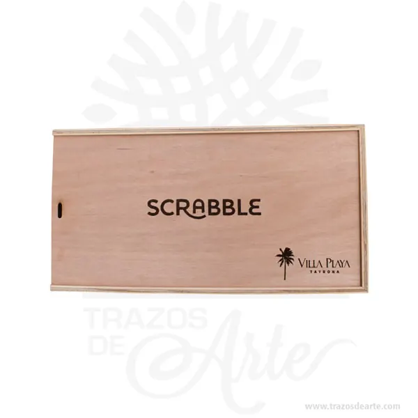 Caja para regalo en triplex de okume | Trazos de Arte Caja en madera de pino de 40 x 20 x 6 cm - Precio COP