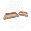 Bandeja en MDF sencilla 20 x 20 x 6 cm - Precio COP