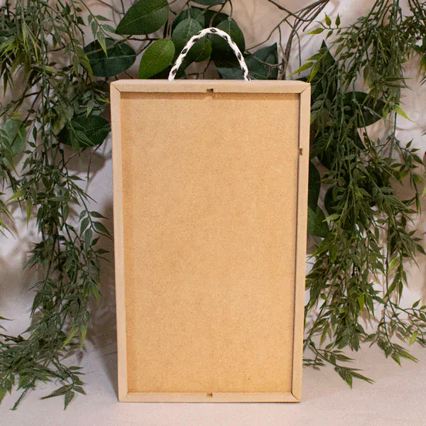 Artea 19 Caja Para Vino Con Divisiones, Caja De Mdf Para Botella De