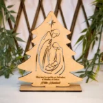 Adorno Árbol de Navidad Pesebre en MDF Decorativo