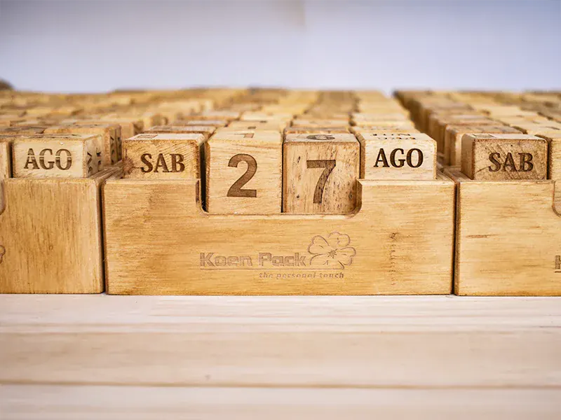 Cajas de madera personalizadas con grabado láser Trazos de Arte