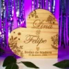 Corazón de Madera Personalizado para Aniversario o Pareja