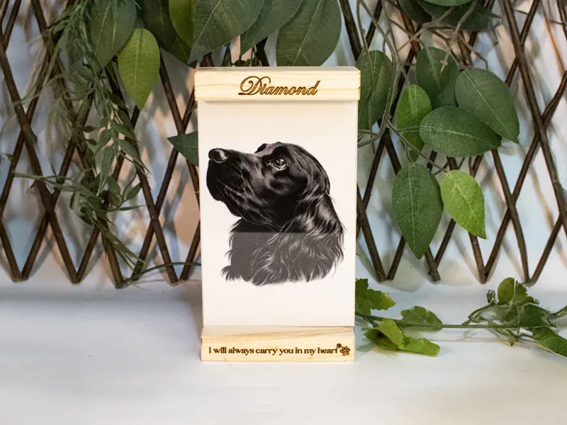 Cajas de madera personalizadas con grabado láser Trazos de Arte