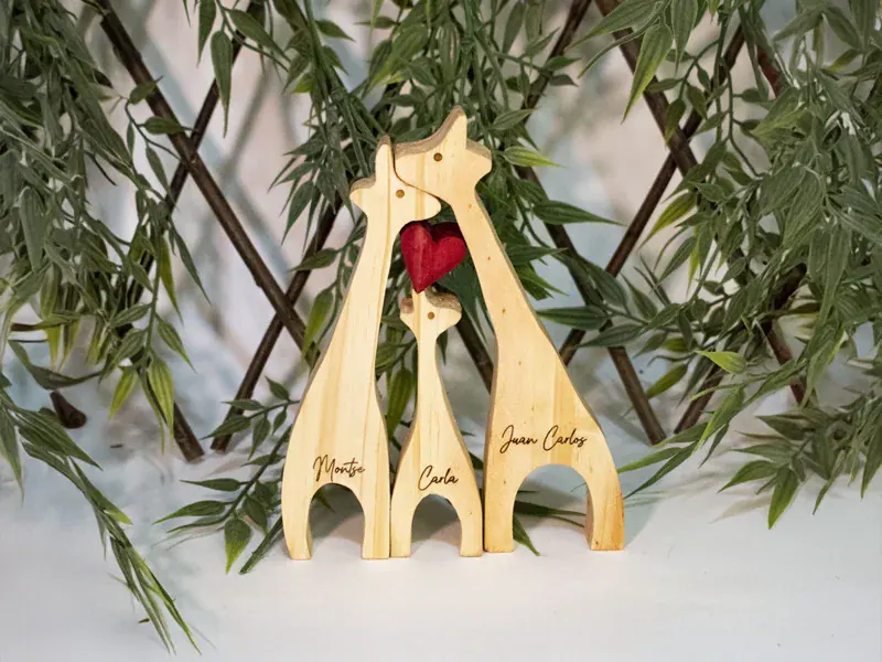 Cajas de madera personalizadas con grabado láser Trazos de Arte