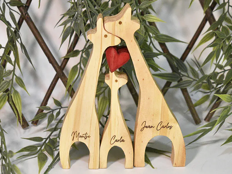 Cajas de madera personalizadas con grabado láser Trazos de Arte