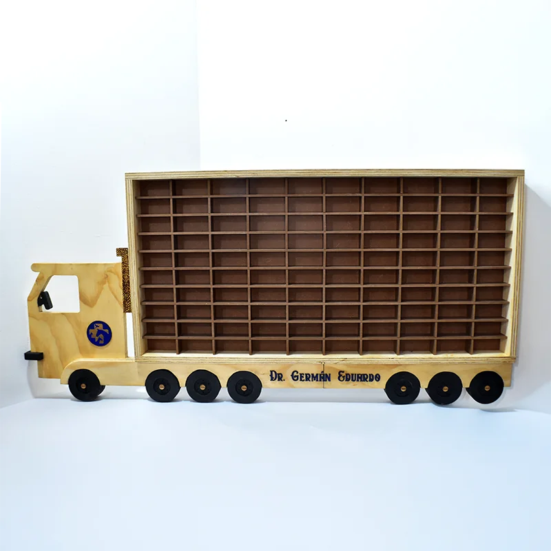 Regalos Infantiles repisa para carros en madera de pino y mdf 