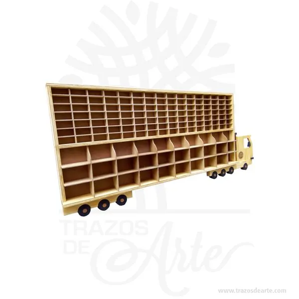 Camión repisa para carros de colección personalizado Camión repisa para carros de colección personalizado para 142 carros, perfecto mostrador para colecciones, hecho en madera con incrustaciones tipo intarsia. Es hecho de diferentes tipos de madera, basado en requisitos de color, para conseguir el efecto deseado. Las diferentes piezas se cortan de la madera deseada cepillada de diferentes espesores para proporcionar profundidad y contorno luego cuidadosamente a mano se pulen y se pegan a la placa de respaldo. el camión repisa para 142 carros tiene una apariencia rústica conveniente para colgar casi en cualquier lugar. La técnica de intarsia incrusta secciones de madera dentro de la sólida matriz de piedra de pisos y paredes o de mesas y otros muebles. Por contraste marquetería ensambla un patrón de chapas pegadas sobre la canal. Se cree que la palabra “intarsia” se deriva de la palabra latina “interserere” que significa “insertar”. Cuando Egipto entró bajo el dominio árabe en el siglo VII, las artes indígenas de intarsia y incrustaciones de madera, que se prestaban a los decorados no representativos y los patrones de azulejos , se extendieron por todo el magreb . La técnica de intarsia ya se había perfeccionado en el norte de África islámico antes de que se introdujera en la Europa cristiana a través de Sicilia y Andalucía . Tenga en cuenta que la madera es un material único, por lo que cuándo lo reciba será similar, no exactamente al de la foto. Camión repisa para carros de colección personalizado Material: Madera de pino y Triplex de pino Tamaño 190 × 90 × 11 cm. Tamaño casilla: 9 x 4 x 4 cm y de 15 x 10 x 10 cm Color: Descripción en foto. Fecha estimada de entrega: De 15 a 20 días hábiles (en Bogotá, Medellín, Cali), al resto del país de 25 a 30 días. Recuerda que el tiempo de entrega comienza a partir del momento en que tu pago sea confirmado. Todos los productos son entregados al domicilio que informaste al realizar la compra. Vendido y enviado por: Trazos de Arte. Envió rápido y seguro. Personalización Realiza un pedido personalizado, podemos agregar lo que desees, como nombre, fecha, frase, logotipo, imagen o empaque regalo. Ofrecemos: Grabado por láser, grabado CNC Router, sublimado o papel adhesivo, el precio varía según el tipo de personalización que desee, encontrara más información en Servicios en nuestro menú secundario. Si desea cotizar o tiene preguntas presione el botón Cotizar personalización con gusto las responderemos. ¿Como comprar? Selecciona tu producto. Si tienes alguna duda por favor escríbenos. Haz clic en el botón de compra y la cantidad que deseas. Ingresa los datos de facturación y entrega. Realiza el pago de tu pedido. Recibe el pedido en tu domicilio. En nuestra plataforma encontrarás el método de pago que más se ajusta a tu necesidad.