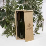 Caja de madera para botella de vino - MDF