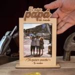 Portarretrato para Papá en MDF con Grabado Personalizado